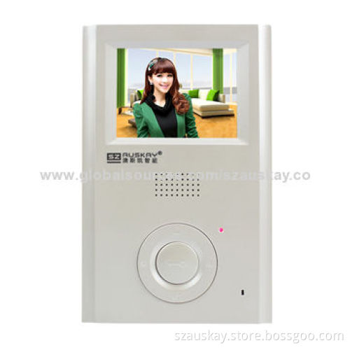 Video Doorphone, 4-inch TFT Screen, 480 x 232P High-resolution, Suitable for Apartment BuildingsNew